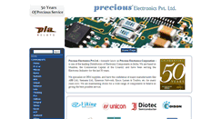 Desktop Screenshot of preciouselectronics.com