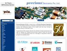 Tablet Screenshot of preciouselectronics.com